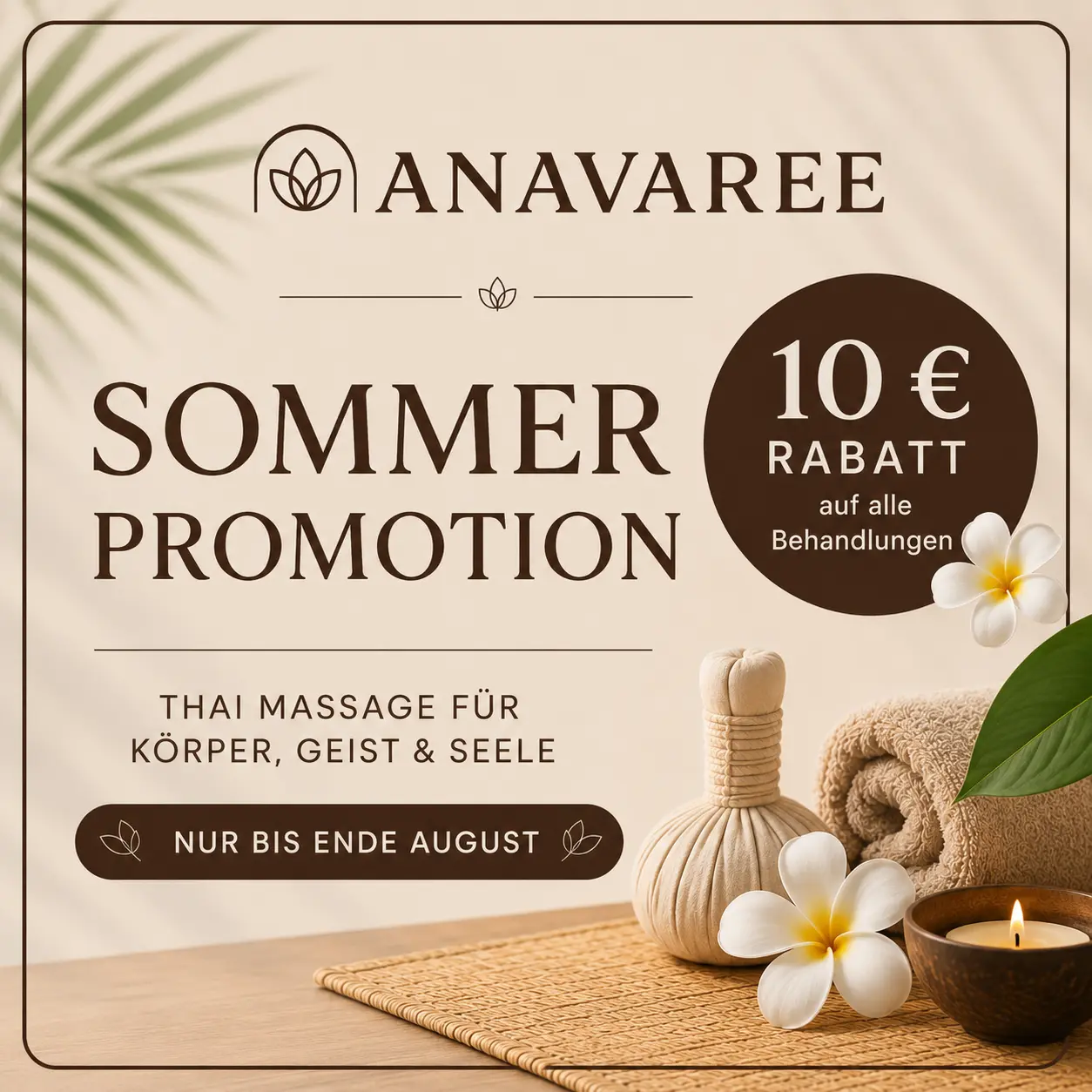 Special offer at Anavaree Thai Massage